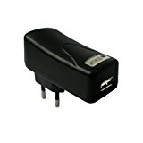 Computer, Elektronik: Artwizz PowerPlug Steckdose auf USB-Ladegert fr iPods und USB aufladbare MP3-Player schwarz