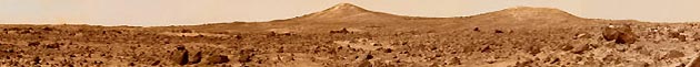 Marslandschaft.  JPL/NASA