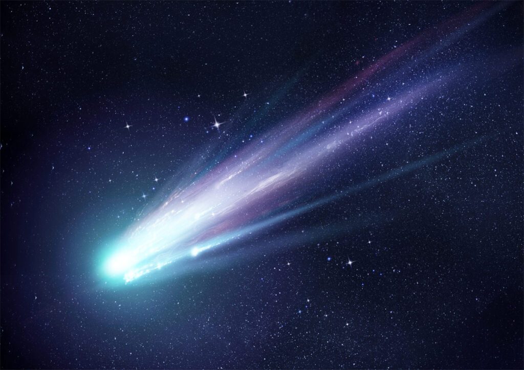 Komet. Was ist Astronomie einfach erklärt.